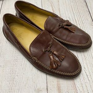 Cole Haan Men's Tassel Brown Loafers Italy 12